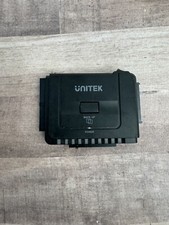 Unitek Y-3322A Black USB 3.0 One-Touch Backup IDE And SATA Hard Drive Adapter 