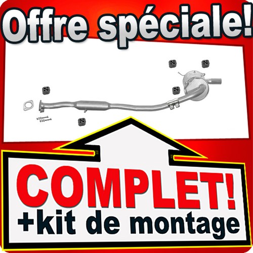 Ligne pot échappement pour - pot,