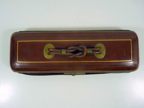 Ancienne boîte gants en - boîte,