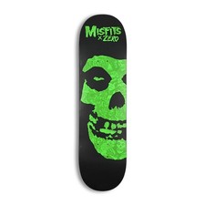Zero X Misfits Fiend Skull 8,375" Planche De Skate - Verte