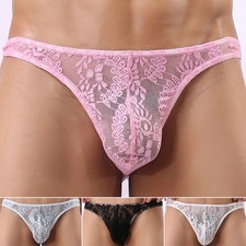 Slip sexy homme dentelle