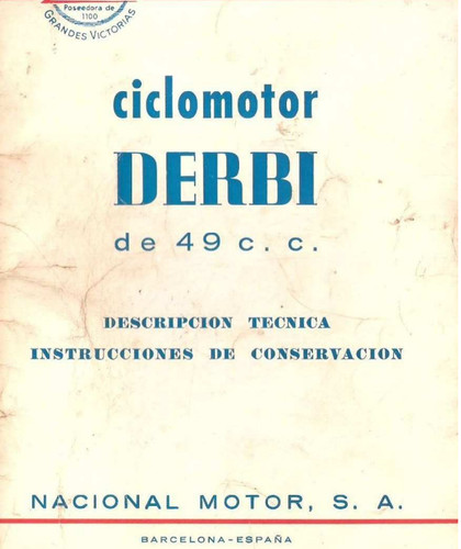 Derbi antorcha gran - 50,