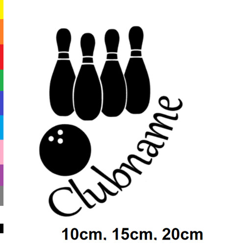 Autocollant bowling tir au - autocollant,