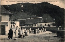 *39838 cpa Saint Pierre de Chartreuse - la promenade des Cartreux