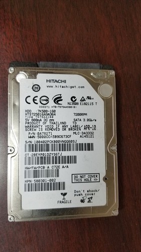 Hitachi hts725016a9a364 160gb - hts725016a9a364,