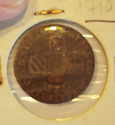 Pièce liard 1710 - 1,