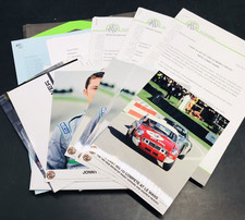 2001 MG XPower Racing Team Press Release Le Mans F1 Photo Cards Bio Sheets