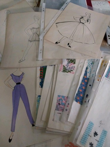 Mode dessins années 1950 - dessins,