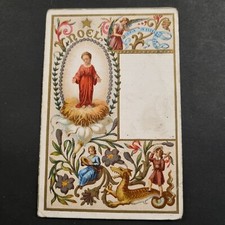 Image Pieuse Noël XIXè