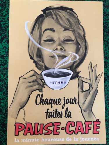 Affiche époque 1950 - affiche, d'époque