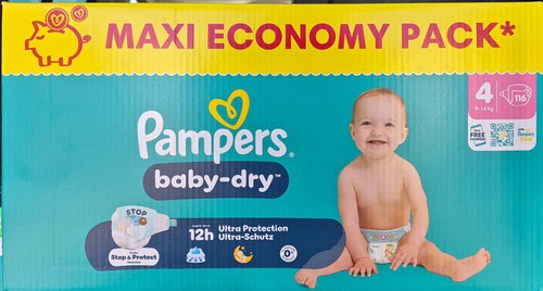 Pampers baby dry maxi economy - pampers, baby-dry