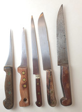 Lot d'anciens  COUTEAUX de cuisine - Boucher -  Au Nain - Koutex Thiers