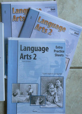 Christian Light Education CLE Language Arts 2,Units 206-207,Practice sheets,2E