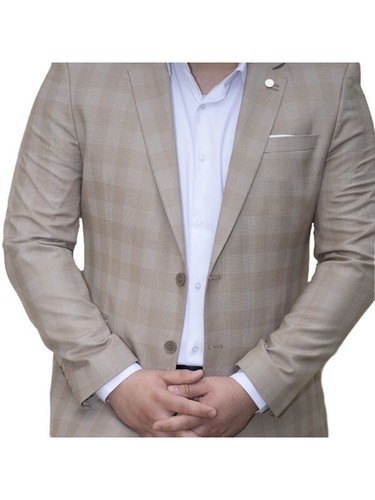 Costume beige carreaux bill - carreaux,