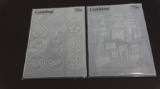2 Cuttlebug Provo Craft Halloween Embossing Folders  - Pumpkins - Haunted House