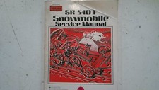 YAMAHA SNOWMOBILE SR 540 F SERVICE MANUAL LIT-12618-ST-05  M160
