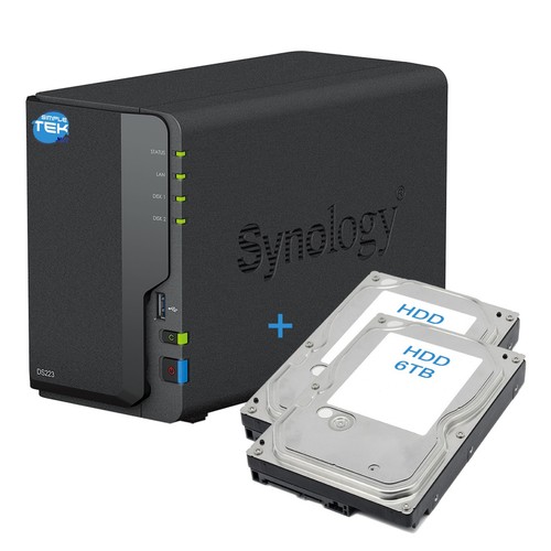 Synology ds223 nas - synology, 2-bay