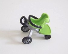 Playmobil children - green & grey stroller with Maxi Cosi 5491