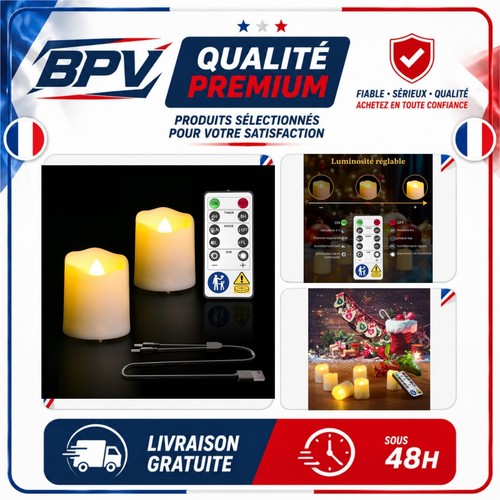 Bougies chauffe plat led - chauffe-plat,