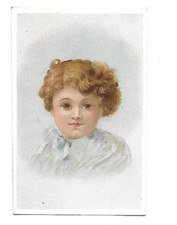 old chrome late 19th century 10 cms store Layette Paris young child in blue