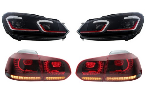 Phares led pour golf vi - vw, 6