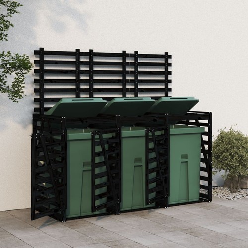 Abri pour poubelle triple - poubelle,