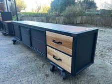 Meuble Tv industriel métal et