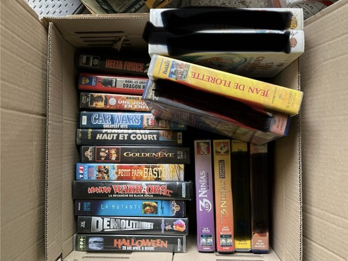 Lot cassettes vidéo vhs k7 - vidÉo,