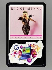 2011 Delhaize Nicki Minaj Super Bass Star & Tunes Sticker (Belgium) (Music)