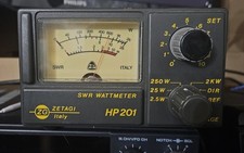 ZETAGI HP201 TOS WATTS ROS SWR PWR RADIO CB (CRT MIDLAND PRESIDENT Hp202 Hp1000