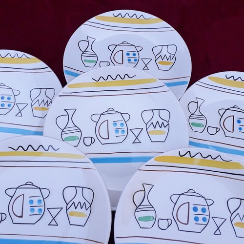 Assiettes dessert - 6,