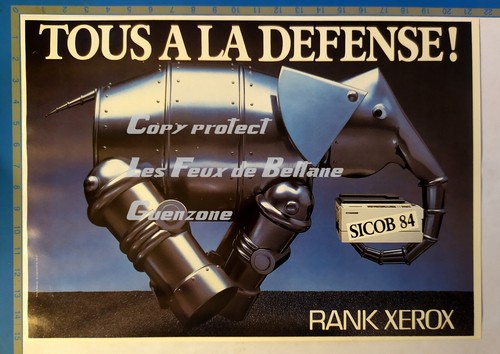 Publicité rank xerox - xerox, sicob