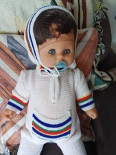 Poupée Clodrey Poupin Corp Mousse Qui Pleure Très Rare