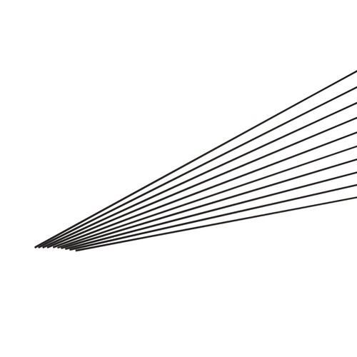 10pcs tige carbone 1mm 500mm - 10pcs,
