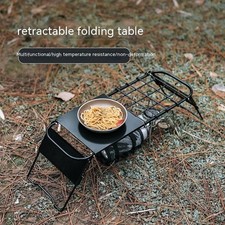 Table pliante en métal multifonctionnelle pour barbecue extérieur - Haute tempér