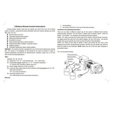 Kit Télécommande Treuil Sans