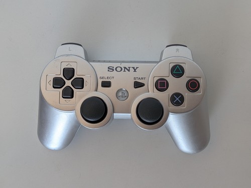 Manette ps3 sixaxis silver - manette,
