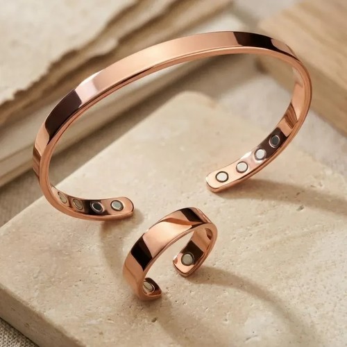 Bracelet magnétique cuivre - bracelet, en