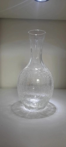Ancien vase bourgeon verre - ancien, en