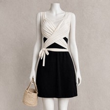 Robe noire & blanche robe