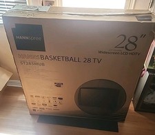 Hannspree 28 "Basketball shaped LCD 1080p HD TV New Open Box Hdmi