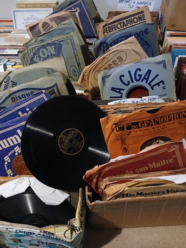Vend lot disques 78 - vend,