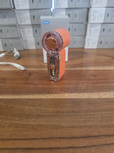 Mini ventilateur orange - ventilateur,