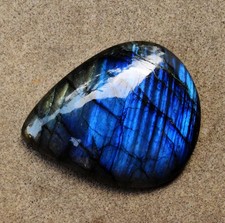 Pierre précieuse non traitée certifiée Labradorite à feu naturel de...