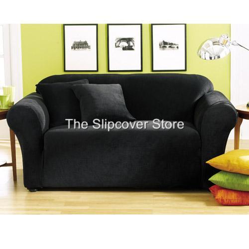 New sofa surefit black stone - new!,