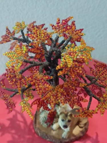 Arbre bonsaï perles - bonsaï, et