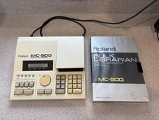 Roland Micro Composer MC-500 w/ Roland Bulk Librarian MRB-500 Tested Works!