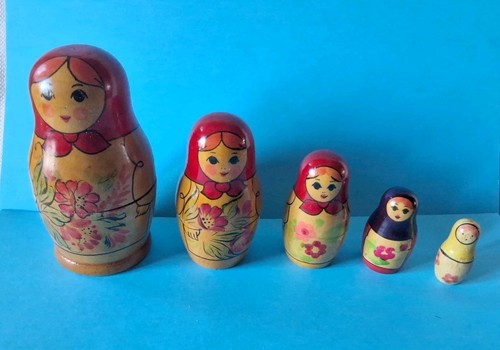 Rare poupée russe 5 cm - ht, 11,5