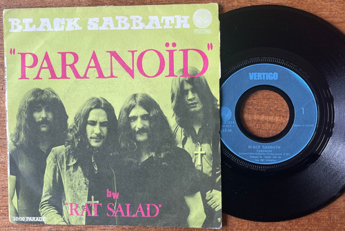 Black sabbath paranoïd rat - black,