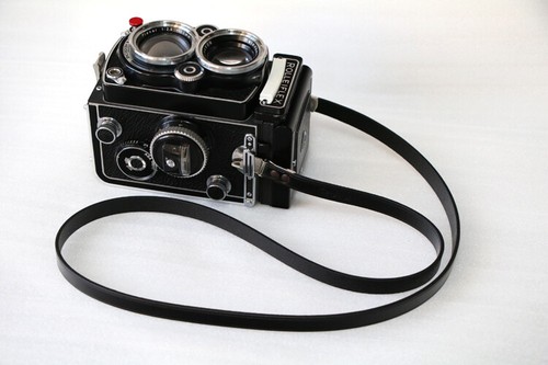 New leather neck camera strap - leather,
